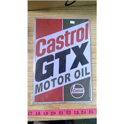 CASTROL OIL - REPRODUCTION TIN SIGN (NEW)