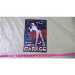 GREASE MONKEY GARAGE - REPRODUCTION  TIN SIGN