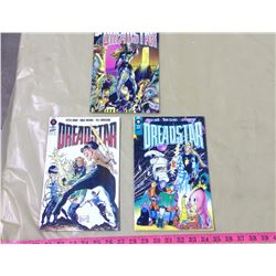 THREE DREADSTAR COMICS (VOLUME 62-64, JANUARY TO MARCH 1991)