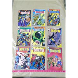 NINE DREADSTAR COMICS (VOLUME 40-48, JANUARY 1989-NOVEMBER 1989)