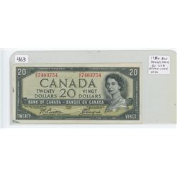 1954 $20 Devil?s Face note. Beattie-Coyne signatures. BC-33b. VF-20.