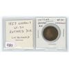 Image 1 : 1859 Narrow 9 large cent VF-30 with severely Rotated Dies. VF-30. lacquered.