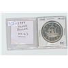 Image 1 : 1949 silver dollar. MS-63. Celebrates Newfoundland joining Canada. Nice.