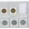 Image 2 : Lot of 5 Explorers medals: Admiral Perry, Samuel de Champlain, Simon Fraser, Jacques Cartier, Sir Al