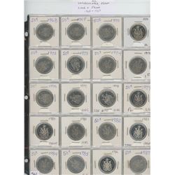 Lot of 20 Canadian 50 cents 1968 ? 1987. All are uncirculated, Proof Like, Specimen and Proof.