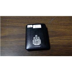 1971 Specimen silver dollar. British Columbia Centennial 1871-1971. Cased.