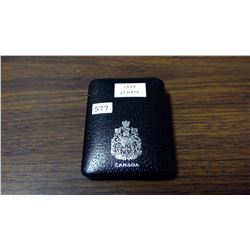 1977 Specimen silver dollar. Silver Jubilee of the accession of the Queen. Reverse depicts the Thron