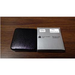 1990 Proof silver dollar. Henry Kelsey Tricentennial 1690-1990. Ultra Heavy Cameo. Cased.