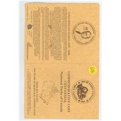 1885-1995 COMMEMORATIVE COIN CENTENNIAL- NATIONAL PARKS OF CANADA