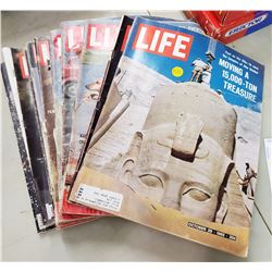 LOT OF 15 LIFE MAGAZINES - 1959, 1965, ETC.