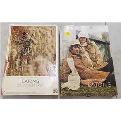 LOT OF 2 EATONS CATALOGUES - 1969 & 1970 FALL/WINTER