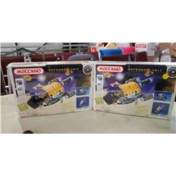 2 NEW IN BOX MECCANO DEFENDER UNIT - AGES 8-12