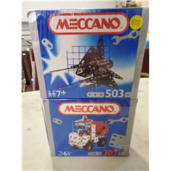 2 NEW IN BOX MECCANO SETS - 503 & 303 PIECES