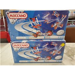 2 X 136 PIECE MECCANO SETS - AGES 8-12