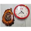 Image 1 : TWO CLOCKS - PETRO CANADA CLOCK IS PLASTIC