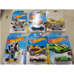 LOT OF 6 HOT WHEELS CARS