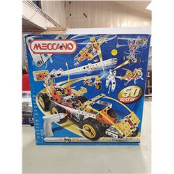 1 EXTRA LARGE BOX  MECCANO - 50 MODELS, 605 PIECES