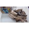 Image 1 : BOX OF PETRIFIED WOOD