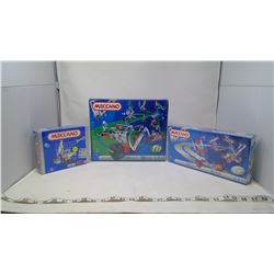 MECCANO TOYS ( MOTION SYSTEM 10, MOTION SYSTEM 5, DIGGER)