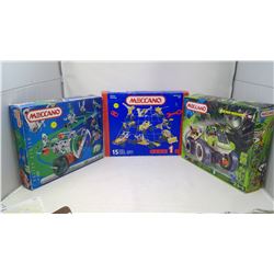 MECCANO TOYS ( MOTION SYSTEM 10, CREATIVE SYSTEM 1, PLAY SYSTEM 5007)
