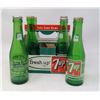Image 2 : 6 PACK GLASS 7-UP BOTTLES