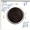 Image 1 : 1814 WELLINGTON HALF PENNY TOKEN
