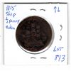 Image 1 : 1815 SHIP HALF PENNY TOKEN