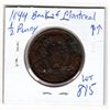 Image 1 : 1844 BANK OF MONTREAL HALF PENNY