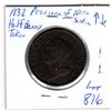 Image 1 : 1932 PROVINCE OF NOVA SCOTIA HALF PENNY TOKEN