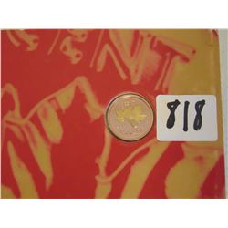 2003 MINT ANNUAL REPORT WITH GOLD PLATED PENNY