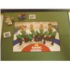 Image 2 : 2 CURLING LAPEL PINS & NOKIA BRIER SIGNED PHOTO & SGI CURLING CLASSIC ART