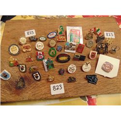 39 COLLECTIBLE LAPEL PINS