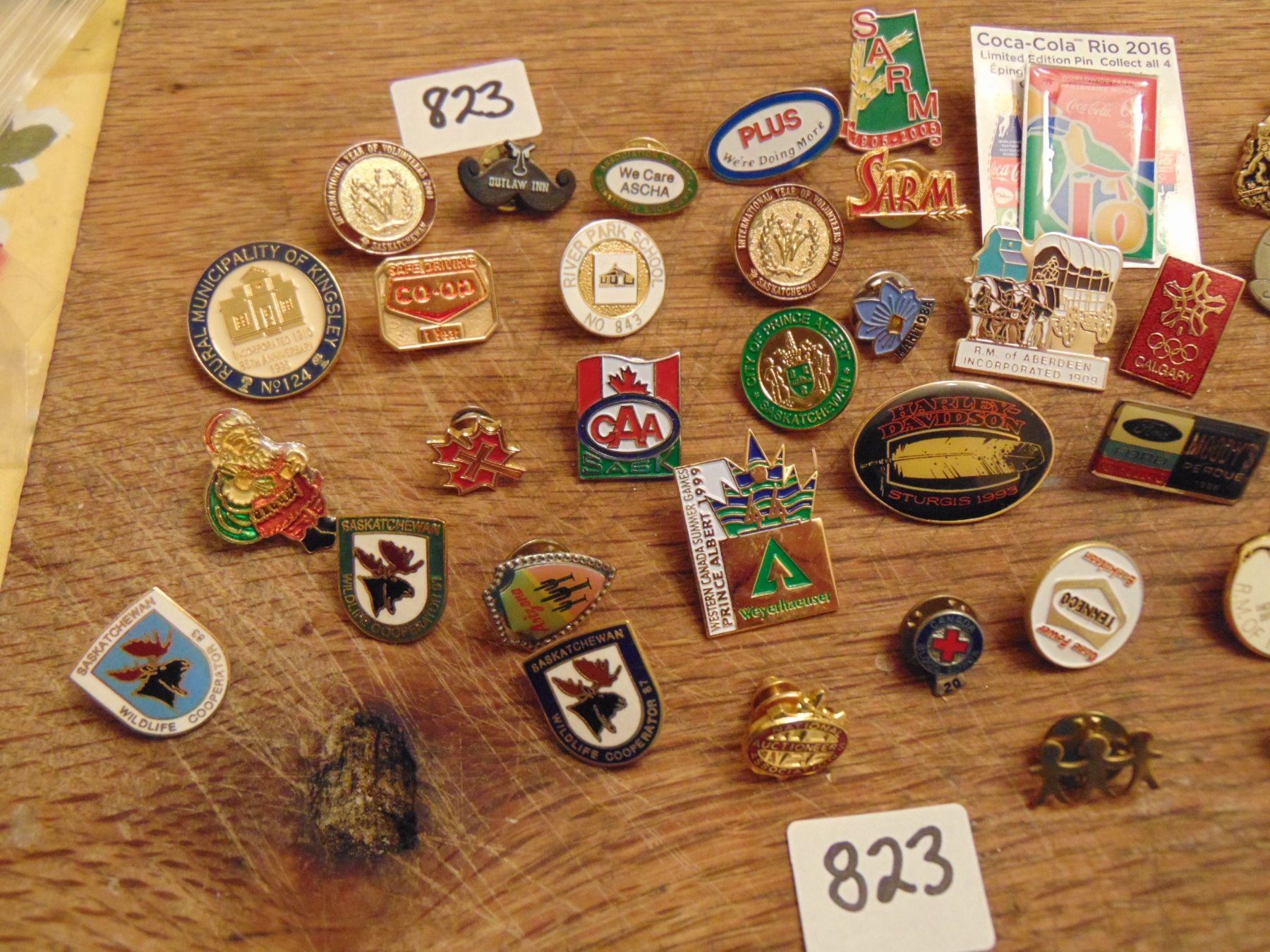39 COLLECTIBLE LAPEL PINS
