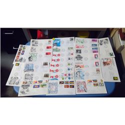 LOT OF 25-ASSORTED STAMPS (1871-1945 EMILY CARR)