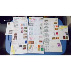 LOT OF 25- ASSORTED STAMPS (1670-1730 HENRY KELSEY)