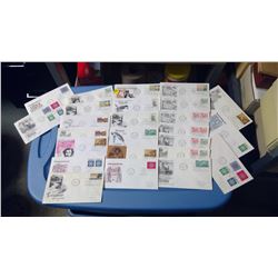 LOT OF 25- ASSORTED STAMPS (1768-1968 200TH ANNIVERSARY)