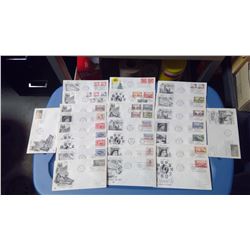 LOT OF 25- ASSORTED STAMPS (1964 NOEL CHRISTMAS GREETINGS)