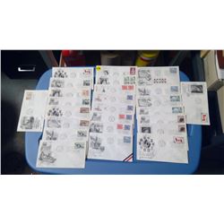 LOT OF 25- ASSORTED STAMPS (1964 ROYAL VISIT)