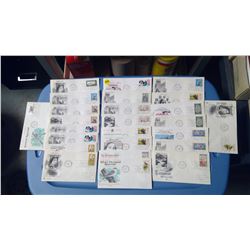 LOT OF 25- ASSORTED STAMPS (1969 CURLING)