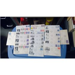 LOT OF 25- ASSORTED STAMPS (1949 FIRST DAY COVER)