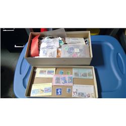 BOX OF ASSORTED BRITAIN STAMPS