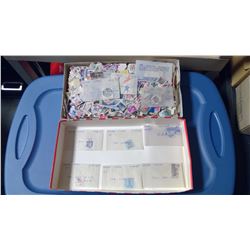 BOX OF ASSORTED U.S.A STAMPS