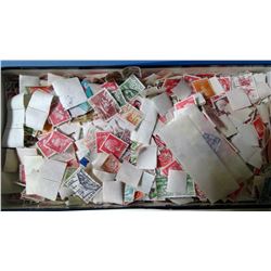 BOX OF ASSORTED DENMARK STAMPS