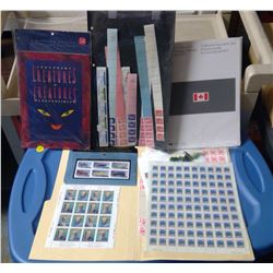 ASSORTED STAMPS 1977 SOUVENIR COLLECTION, ETC.