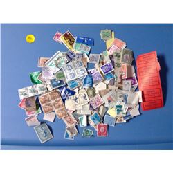 BAG OF ASSORTED STAMPS (POSTA ROMANO,ETC.)