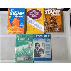1980-81 HARRIS POSTAGE STAMP CATALOGUE,ETC. (5 Books)