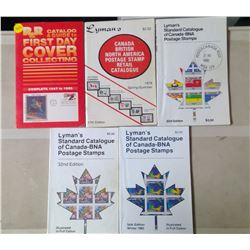 COMPLETE 1847-1980 R&R CATALOGUE & GUIDE TO FIRST DAY COVER COLLECTING (5 BOOKS)