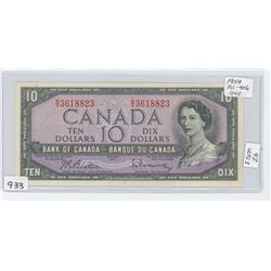1954 UNCIRCULATED 10 DOLLAR BILL