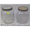 Image 1 : 2- 128 OZ Glazz Jars w/ Lids
