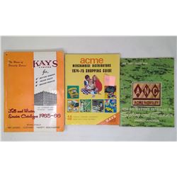 3 Vintage Catalogues